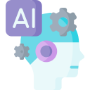 artificial intelligence,computer,electronics,gear,intelligent,production,technology,user,free icon,free icons,free svg,free png,svg,icon