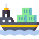 cargo boat,cargo ship,container,distribution,shipping and delivery,transport,transportation,free icon,free icons,free svg,free png,svg,icon